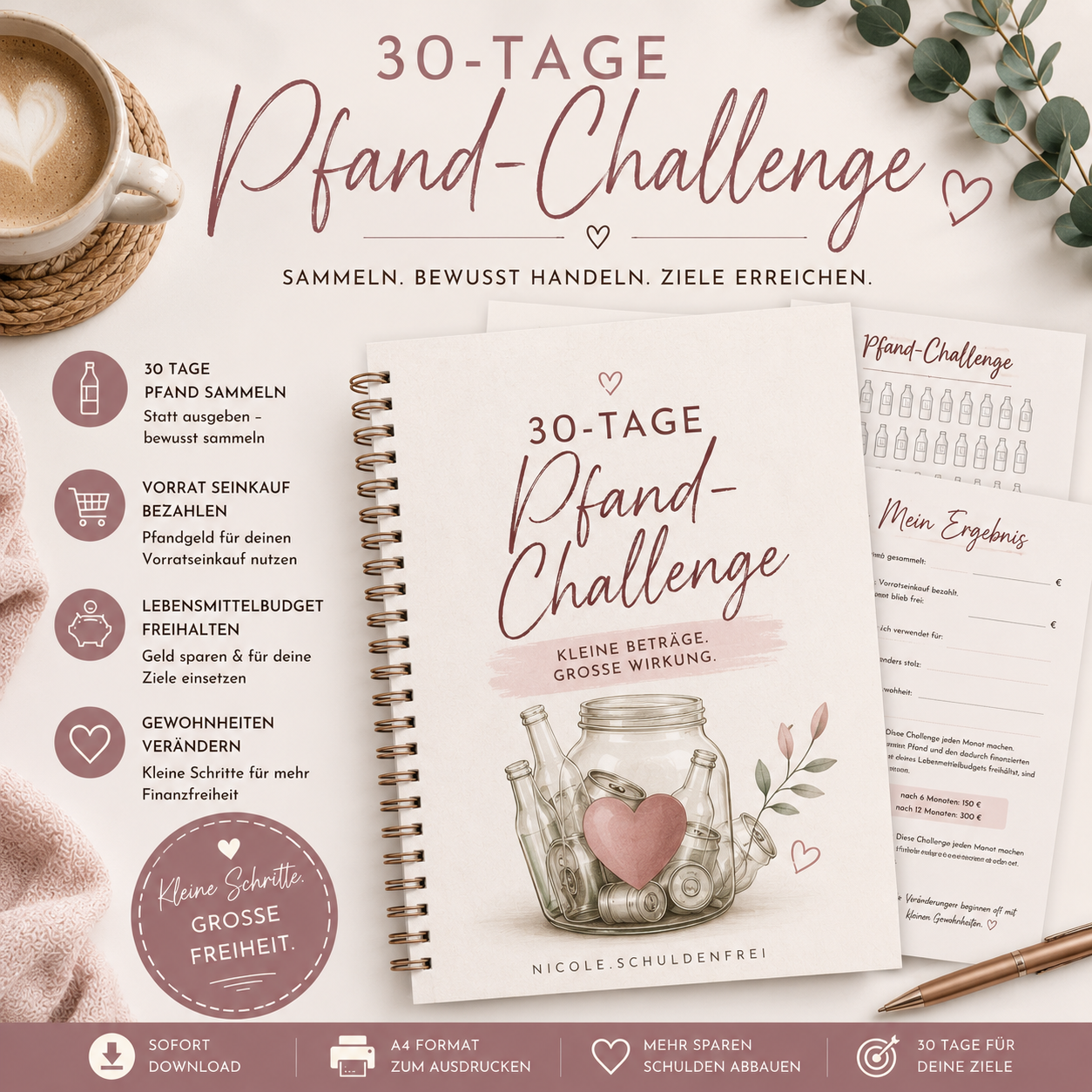 Pfand-Challenge – 30 Tage für mehr Geld im Haushaltsbudget