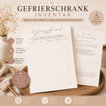Gefrierschrank-Inventar | Lebensmittel organisieren, Geld sparen & Vorräte verwalten