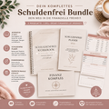 Schuldenfrei Bundle | Schuldenfreiplaner inkl. 37-seitigem Workbook & Finanzkompass