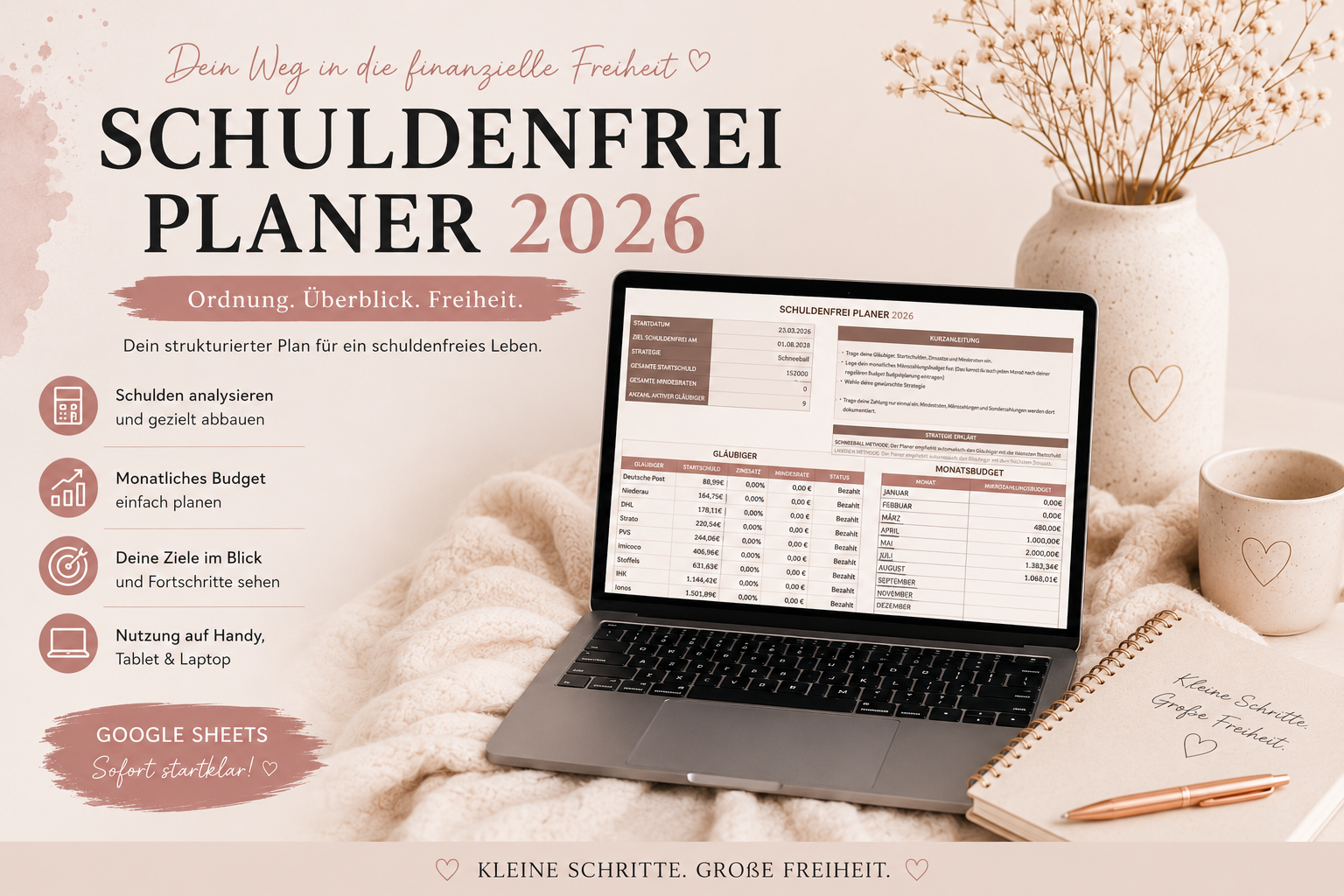 Mikrozahlungstracker – Dein intelligenter Schuldenfreiplaner